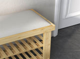 Shoe Bench with Storage Cabinets 15987582