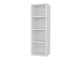 Cale Wall Cabinet, 4 Shelves, White B097P474255
