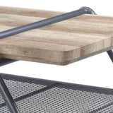 Oak and Sandy Grey 1-shelf Coffee Table B062P186437