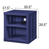 Blue Nightstand with Open Shelf B062P185672