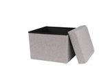 Collapsible Storage Ottoman, Gray, 15 94527423