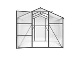 Newly marketed Gain height windproofaluminum greenhouse 6x6 FT Polycarbonate Greenhouse Raised Base 99440443