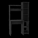 Versalles Writintg Desk, Two Superior Shelves, Five Cubbies -Black B20092001