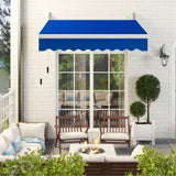 ZUN Patio Retractable Awning -AS （Prohibited by WalMart） 21856172