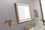 ZUN 36*24 LED Lighted Bathroom Wall Mounted Mirror with High Lumen+Anti-Fog Separately Control W928P177952