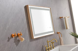 ZUN 36*24 LED Lighted Bathroom Wall Mounted Mirror with High Lumen+Anti-Fog Separately Control W928P177952