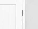 White Bathroom Storage Cabinet, Floor Cabinet with Adjustable Shelf and Drawers 31906358
