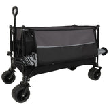 Extra Large 300L Tall Heavy-Duty Folding Wagon Cart with 480lbs Capacity All-Terrain Wheels, Side W2932P289384