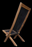 ZUN folding roping wood chair 76649356