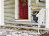 Handrails for Outdoor Steps, Iron Handrail Fits 2 Step, Transitional Handrail with Installation Kit, 84398354