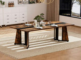 70.9"Rectangular Large Dining Table, Waterproof Large Desk for 8 People, Deluxe Family Dining Table W1162P291767