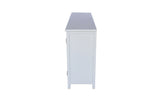 60"White Accent with 4 Doors, Rustic Wood Sideboard Pantry - Versatile Buffet W2295P306910