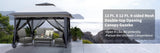 2' x 12' Outdoor Pop-up Canopy with 4 Sidewalls Grey 34420870