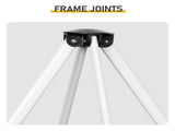 5X5FT Outdoor Canopy with 4 Sidewall White 92132366