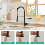 ZUN Purifier Kitchen Faucet Drinking Water Faucet, Pull Down Water Filter Kitchen Sink Faucets W1932P148119