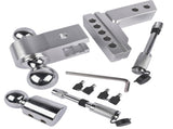 2" Receiver 12500 LBS Adjustable Trailer Hitch 4" Drop/Rise Tow Hitch Aluminum Drop Hitch 1-7/8", 95993286