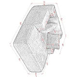 Living Room Compressed Chaise Lounge Foam Sofa bed, Fluffy Corduroy Upholstered Cloud Couch with W1413P298041