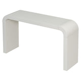 U_STYLE Minimalist Acacia Vneer Entryway Table with Two Legs,Stylish and Elegant Design,Suitable for N711P213374K