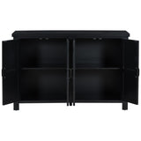U_STYLE 4-Door Storage Sideboard with Adjustable Shelves and Retro Atimon Handles ,Ample N711P218615B