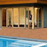 Plastic Interlocking Deck Tiles, 11.8"x11.8", Patio Flooring Outdoor Waterproof All W2882P204155