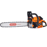 Chainsaw gas 20inch ,52cc Gasoline Chain Saw for Trees ,Wood Cutting 2-cycle EPA Compliant,Oregon W46542536