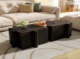 Puzzle Art Side Table, Modular Concave Edge MGO Table - Buy Singles or Combine for Custom Layouts, N770P347932A