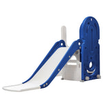 ZUN Toddler Climber and Slide Set 4 in 1, Kids Playground Climber Freestanding Slide Playset with PP297713AAC