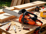 25.4CC 12" Gas Chainsaw, 1.2HP Gasoline Powered, Handheld Cordless Petrol Saw for Tree Trimming, 12677455