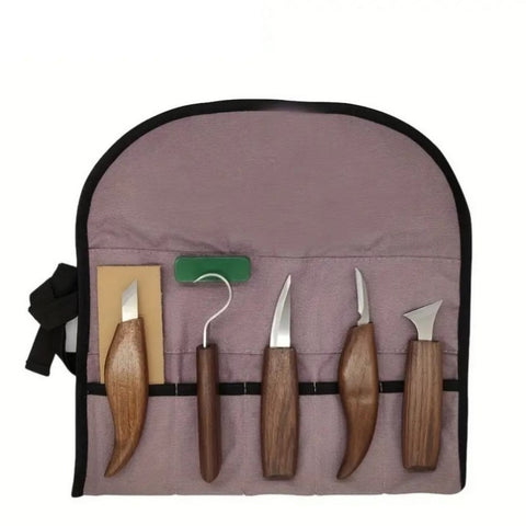 ZUN Wood Carving Tools, 8Pcs Woodworking Tools Includes Carving Knives, Wood Sharpening Knives, Wood 67576089