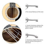 4 String Acoustic Bass Guitar, Full Size Bass Guitar Kit with Portable Guitar Bag, Premium Cable, 08351577