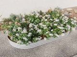 Raised Garden Bed Outdoor, Oval Large Metal Raised Planter Bed for for Plants, Vegetables, and W840102510