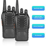 Outdoorfun Baofeng 888S Walkie Talkies 16 Channel Two-Way Radio, Rechargerable Handheld Ham Radio 20561560