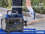 ZUN Oshion GG950 Portable Generator, 1000W Gasoline Powered Generator Creat for Camping Back Yard BBQ's 73090855