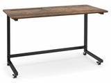 Mobile Side Table Rolling Laptop Desk Cart With Tablet Slot and Wheels, Rolling Desk for Living Room 55956853