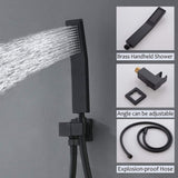 10 inch Shower Head Bathroom Luxury Rain Mixer Shower Complete Combo Set Wall Mounted W2287P182542