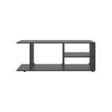 ZUN Goodwood Minimalistic Tv Stand for 65-Inch TV With 5 Open Shelves B070P234337