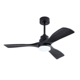 Hot sales 42 Inch Ceiling Fans with Lights and Remote, Black Ceiling Fan for Patios with Light 3 W2991P338642