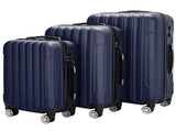 3-in-1 Multifunctional Large Capacity Traveling Storage Suitcase Luggage Set Navy Blue 12271281