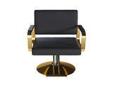 Hydraulic Salon - 360&deg Swivel Barber Stylist with Pump, Non-Tilting Hairdressing 12084379