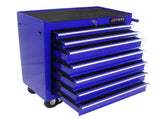 7 DRAWERS MULTIFUNCTIONAL TOOL CART WITH WHEELS-BLUE W1102107326