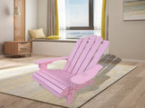 Outdoor or indoor Wood children Adirondack chair,pink 81392363