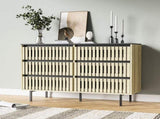 Bedroom Storage Cabinet,Six drawer storage,Large Capacity,Modern Minimalist Drawer Cabinet,Two-tone W2673P208587