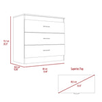 ZUN Cambridge Three Drawers Dresser B128P148892