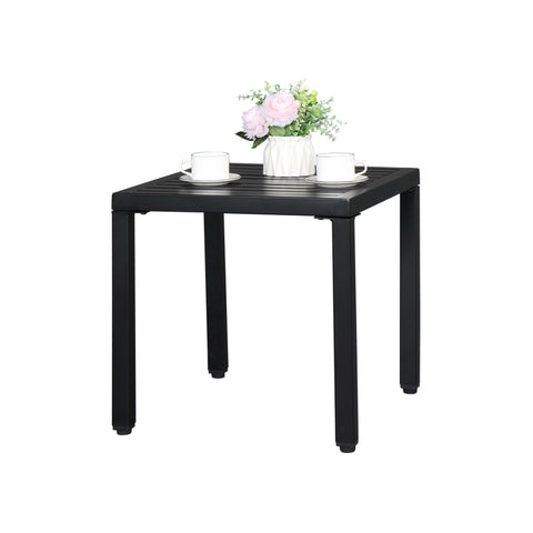ZUN 19*19*18" Fashionable and Simple Wrought Iron Side Table 12321005