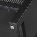 U_STYLE Minimalist Wave-Pattern Sideboard with Functional Storage,Suitable for Entryway, Hallway, N711P235893B