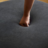 90" Curved Sofa with Throw Pillows, 4 Seater Luxury Velvet Couch with Half Moon Design and B2735P320306