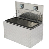 30" ATV Aluminum Under Body Toolbox 5 Bar Tread Silver 46944347