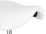 Saddle Stool Ha Ha Feet Rotation Bar Stool White 60290165