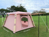 4-post Camping Tent 3-4 people easy to set up inflatable tent Luxury camping outdoor air blown tent, 20208326