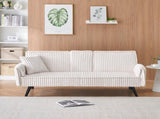 Minimalist style, straight-line corduroy sofa suitable for sitting and lying in the living room and W1658P251978
